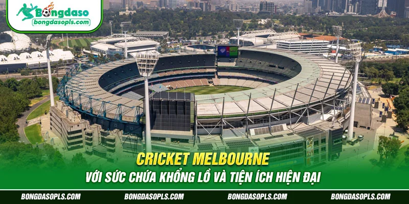 Cricket Melbourne với sức chứa khổng lồ và tiện ích hiện đại