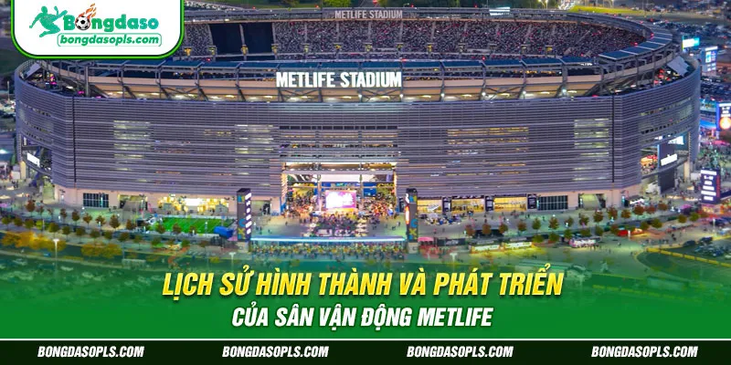 Lịch Sử Hình Thành và Phát Triển của sân vận động MetLife