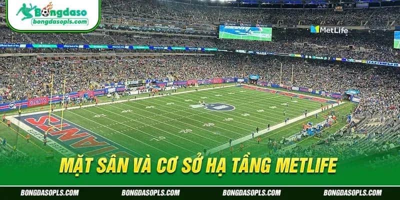 Mặt Sân Và Cơ Sở Hạ Tầng Của Sân Vận Động MetLife Stadium